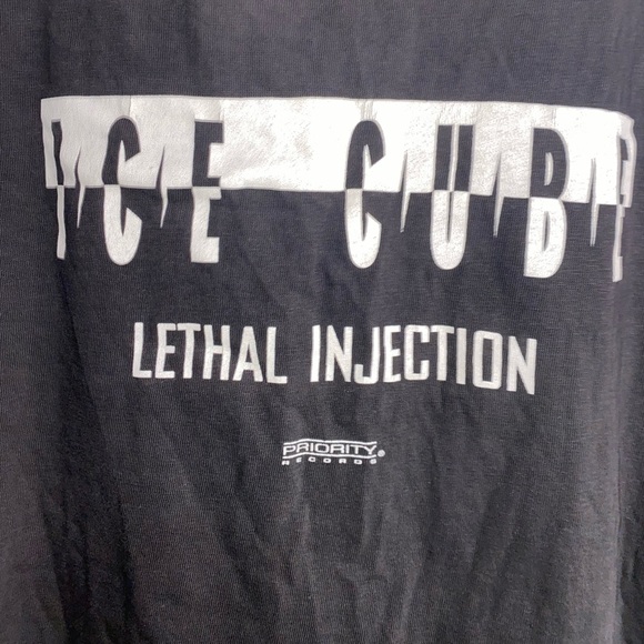 Ice cube lethal injection tshirt size XL used vintage rare - Picture 1 of 10